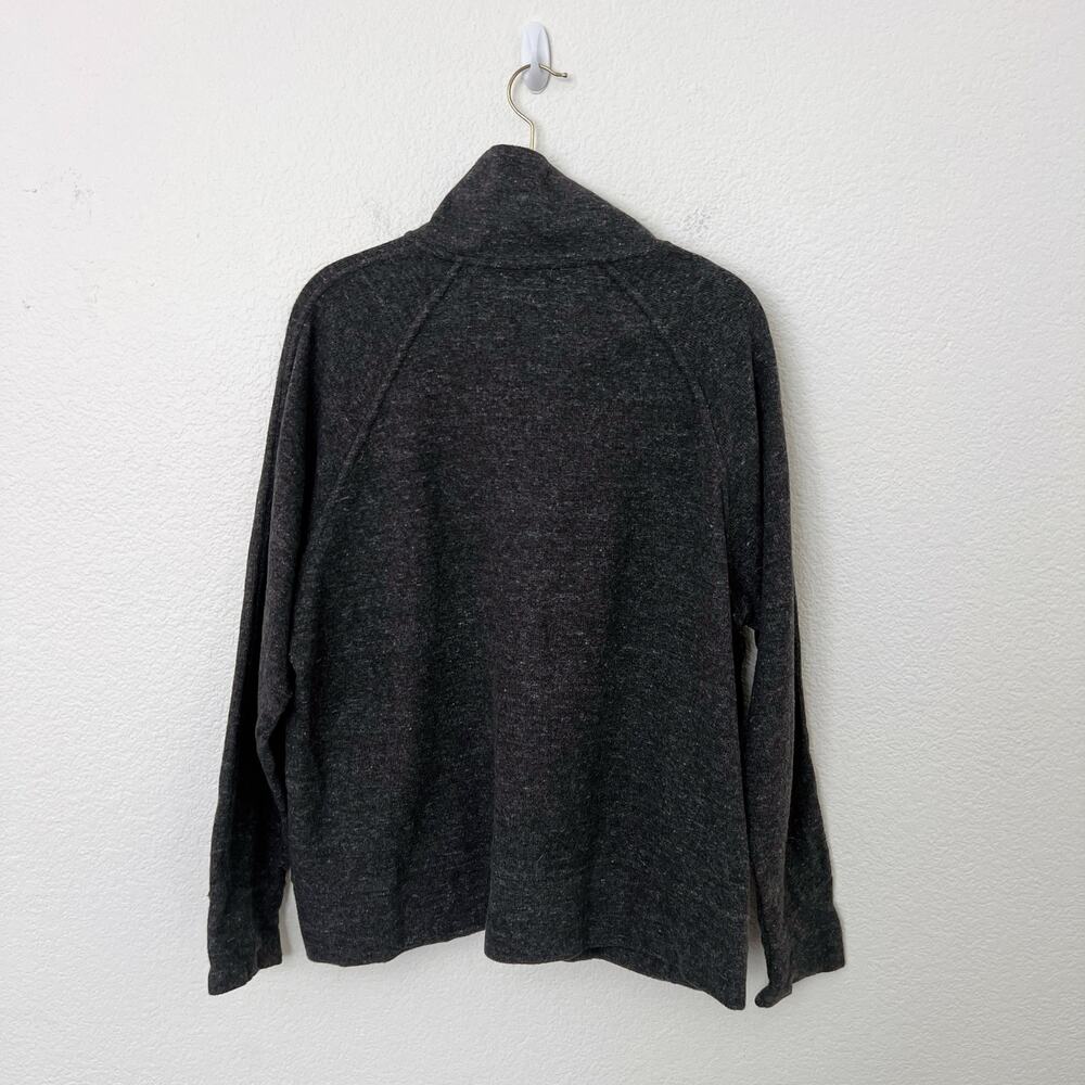 [Nike] Charcoal Heathered Gray Therma-FIT 1/2 Zip Pullover Training Top Sz Large - Picture 2 of 12